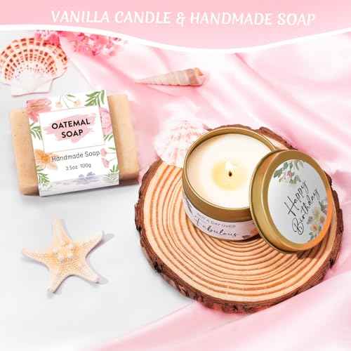 Birthday Gifts for Women, Get Well Soon Gifts Package, Luxury Self Care Box Spa Gifts, Happy Birthday Gifts for Her, Mother's Day, Sister, Best Friend, Wife, Girlfriend, Birthday Gifts Ideas (Ivory)