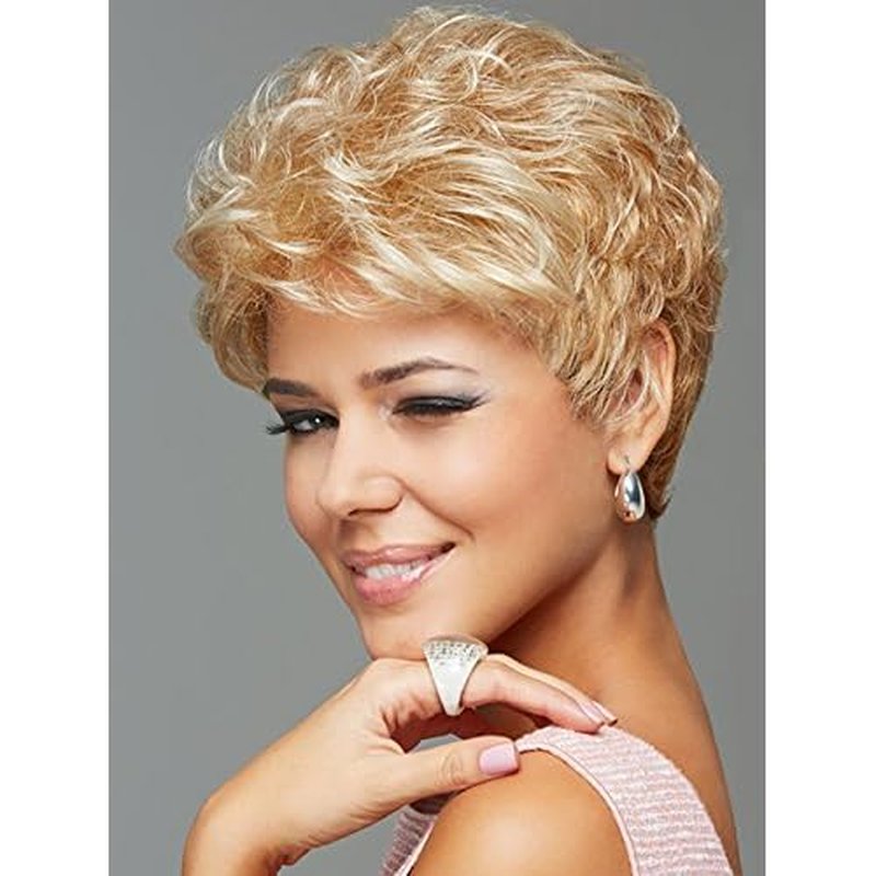 hairuwear Eva Gabor Acclaim Short Layered Average Size Comfort Cap Wig, Sugared Smoke