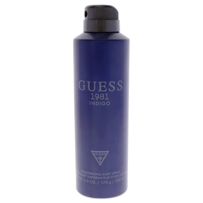 Guess Body Spray for Men - 1981 Indigo Scent | 6 oz Fragrance