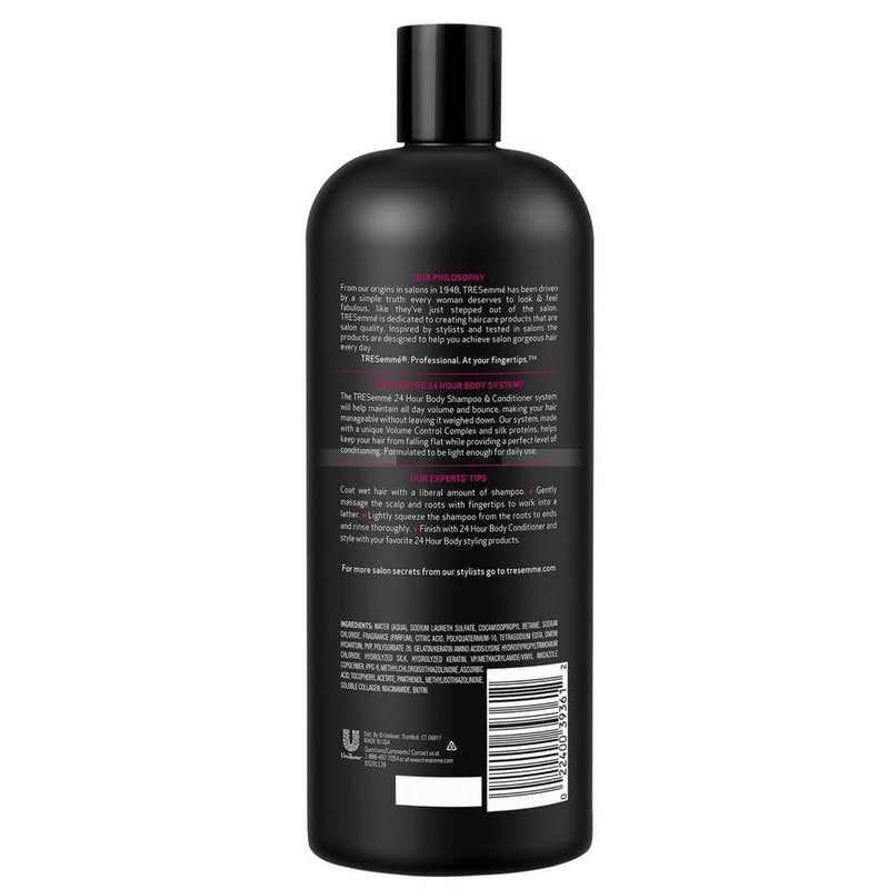 TRESemmé Amplified Volume Shampoo for Fine Hair - 24 Hour Hold | 28 Fl Oz