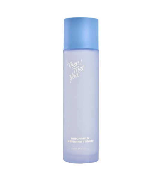 Then I Met You Birch Milk Refining Toner, Hydrating and Exfoliating Milky Toner, Minimizes Pores and Strengthens Skin Barrier, Korean Skincare for Deep Hydration, Gentle Daily Exfoliant, 3.38 oz