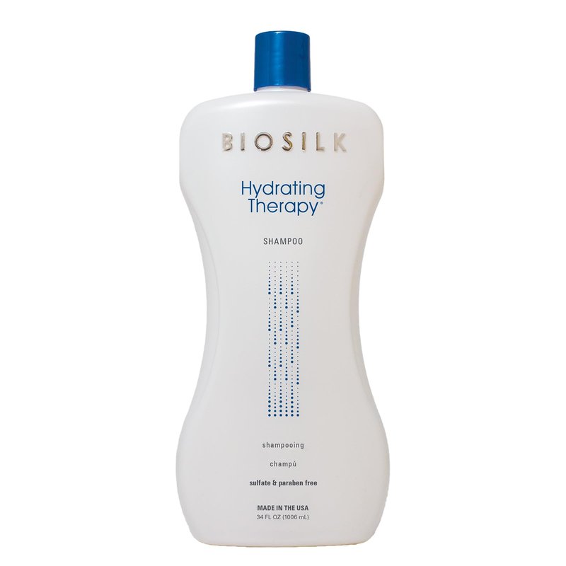 BioSilk Hydrating Shampoo, Replenishes Hair Moisture For Strong, Smooth Hair, Sulfate, Paraben, & Cruelty-Free, 34 Oz