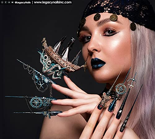 Aluminium Nail Sculpting Forms - 300PCS Acrylic & UV Gel Extension Tips | Extra Large Size for Nail Lengthening