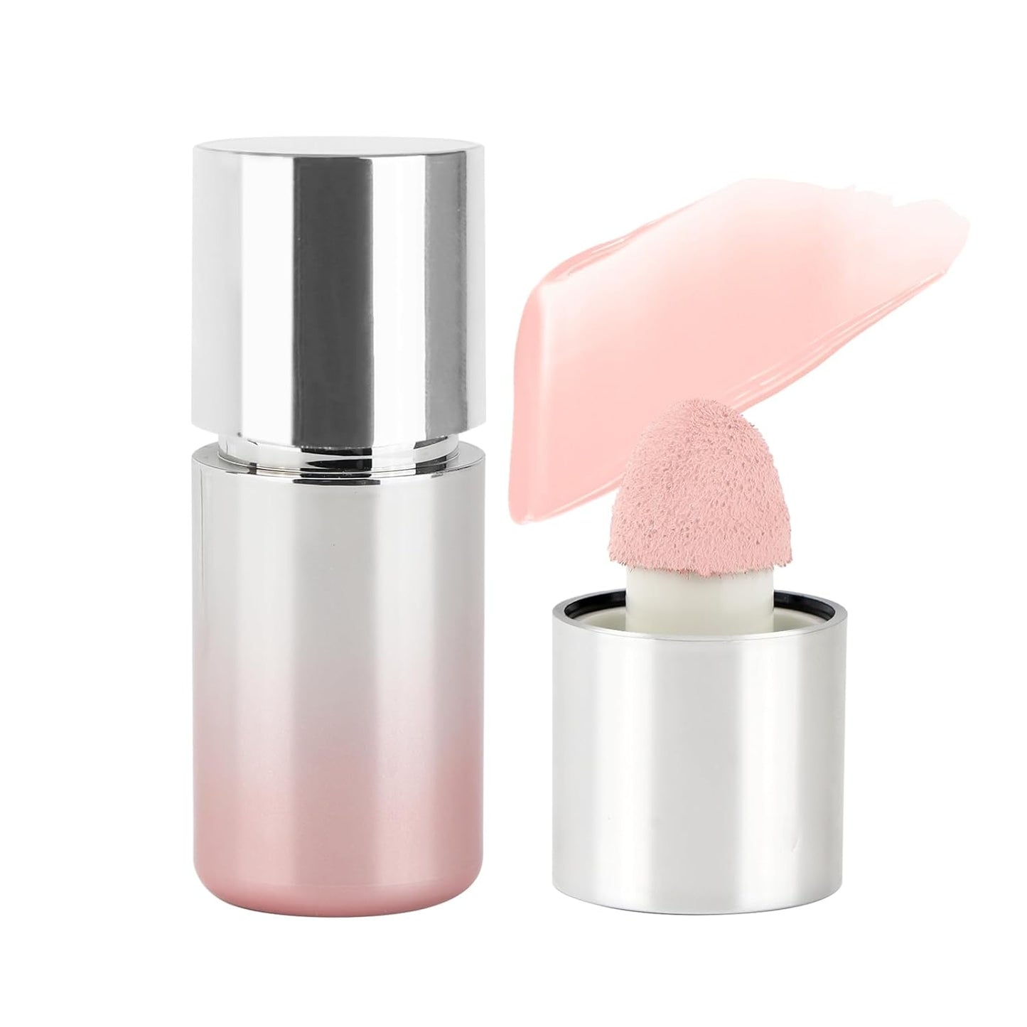 Blush Liquid Makeup Cream Stick - Blendable Soft Peach Tint for Mature Skin | Easy Application, Sheer Finish