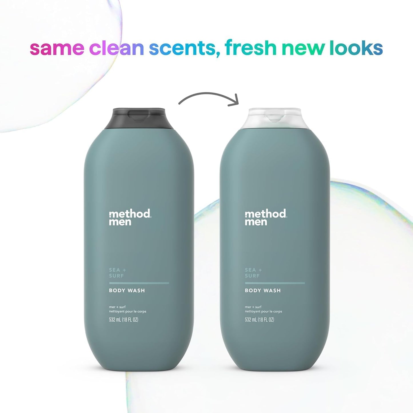 Method Men Body Wash, Juniper + Sage, Paraben and Phthalate Free, 18 fl oz (Pack of 1)