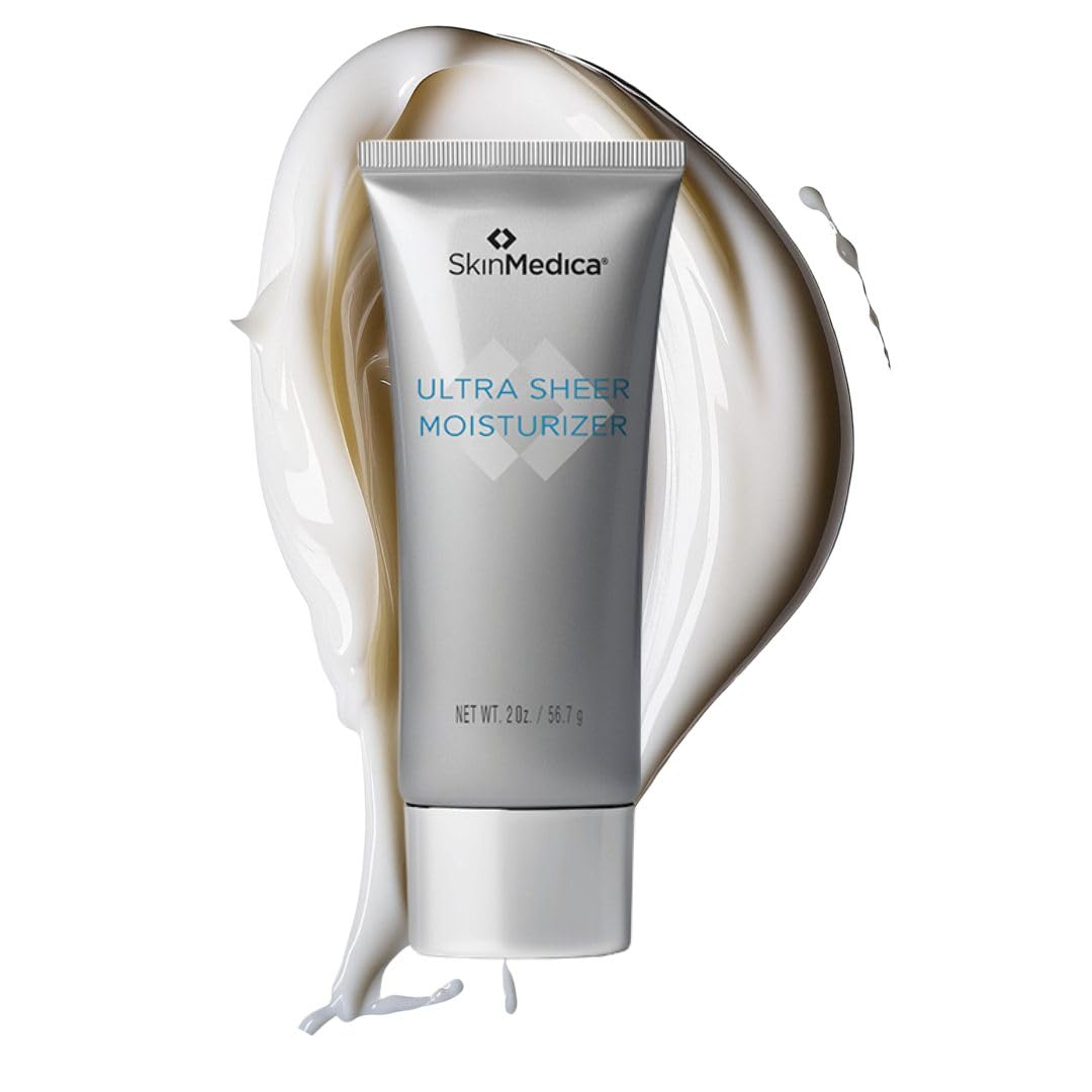 SkinMedica Ultra Sheer Face Moisturizer - Oil-Free Moisturizer for Dry Skin - Face Cream for Women & Men - Enriched with Vitamin C & E (2 oz)