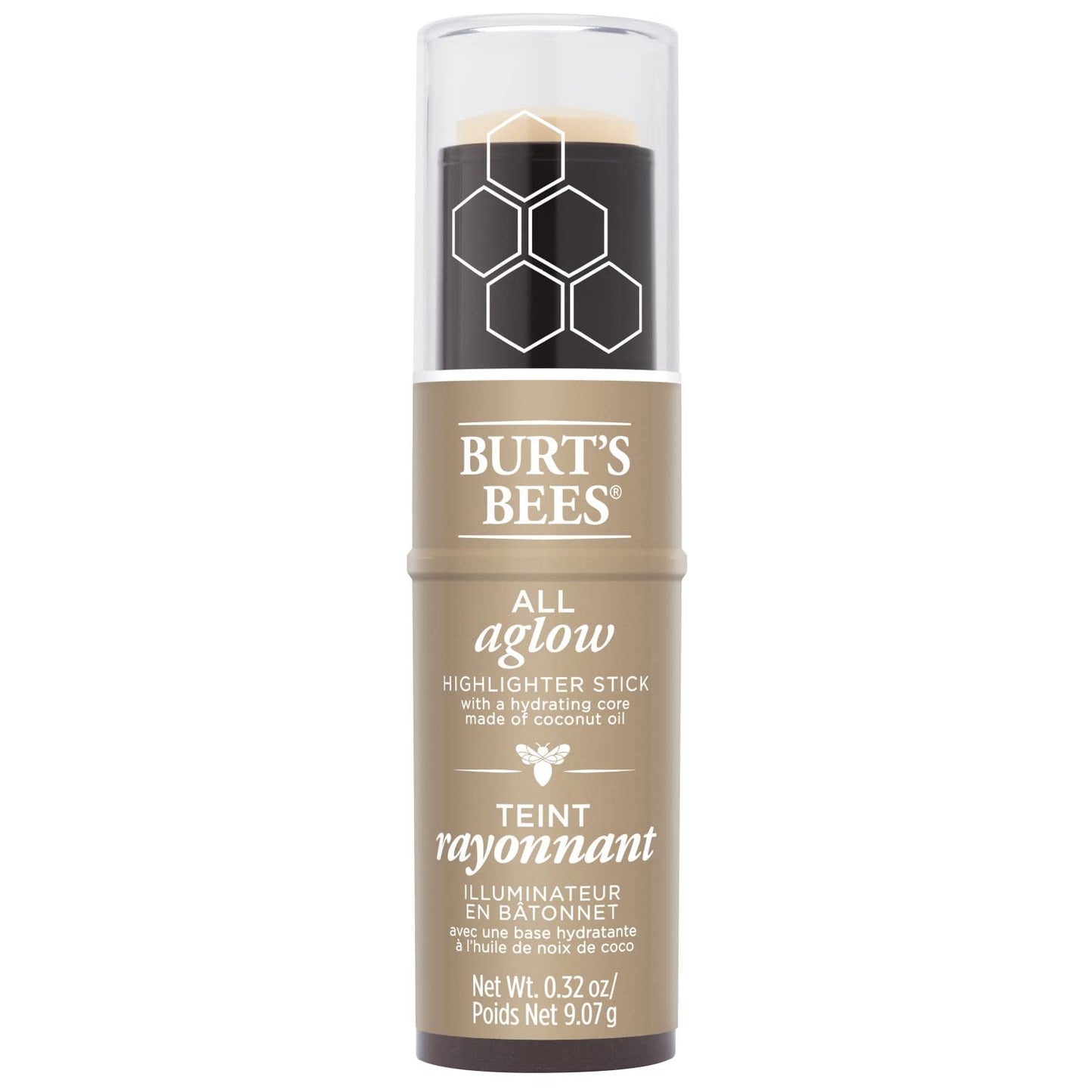 Burts Bees 100% Natural All Aglow Highlighter Stick, Opal Mist - 0.3 Ounce