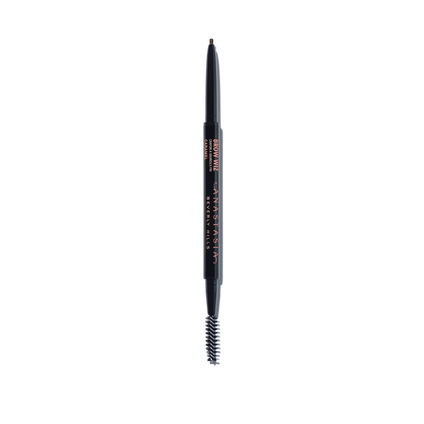 Anastasia Beverly Hills Brow Wiz - Ultra-Slim Retractable Eyebrow Pencil for Hair-Like Strokes, Natural Precision Definition, Longwear Waterproof Smudge-Proof for Filling & Shaping Brows - Caramel