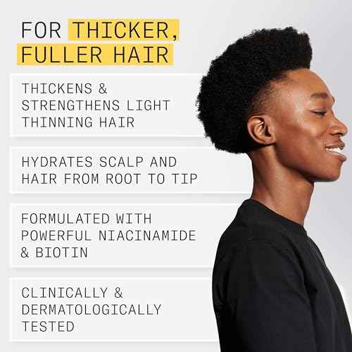 Nioxin System 1 Scalp + Hair Thickening Shampoo | For Natural Hair with Light Thinning | Strengthen Against Breakage with Niacinamide & Biotin