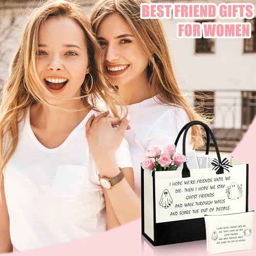 Halloween Gifts Best Friend Birthday Gifts For Women Friendship Gift for Women Friends Soulmate Sister Tote Bag