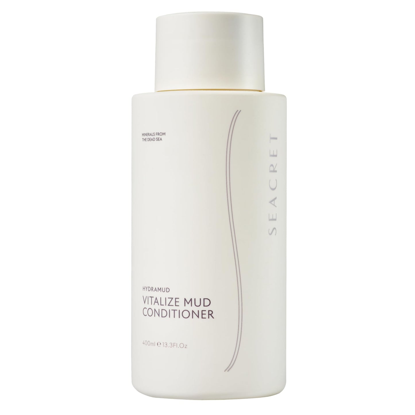 SEACRET Dead Sea Mud Conditioner - Moisturizing Hair Conditioner for Dry Damaged Hair with Argan Oil & Niacinamide, Sulfate Free, Paraben Free, Silicone Free, Shea Butter, 13.3 Fl Oz