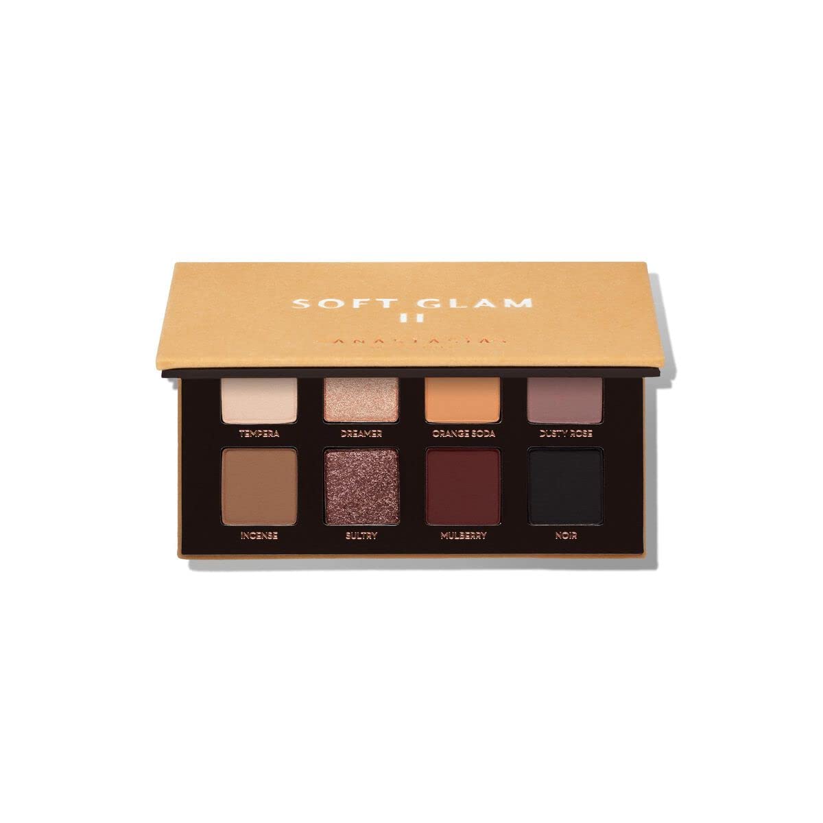 Anastasia Beverly Hills Soft Glam II Mini Eyeshadow Palette - Travel-Size Neutral Eyeshadow Palette with Matte, Satin & Metallic Shades for Highly Pigmented, Blendable Everyday to Night Eye Looks