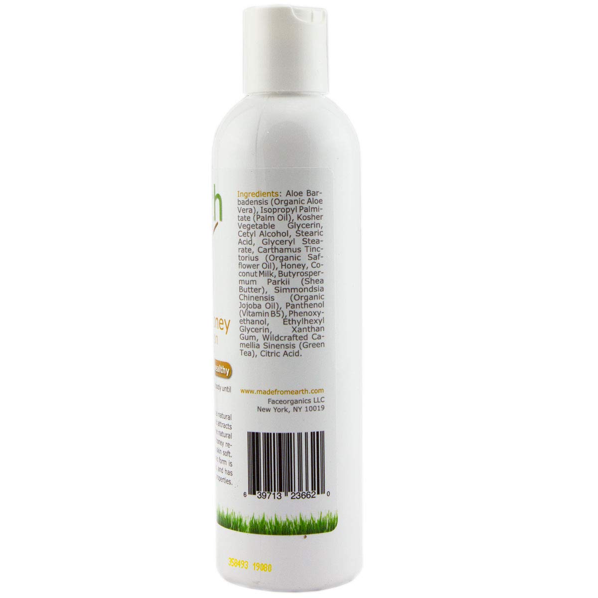 Made from Earth Holistic Honey Body Lotion - Organic, Holistic & Healthy, 8 oz