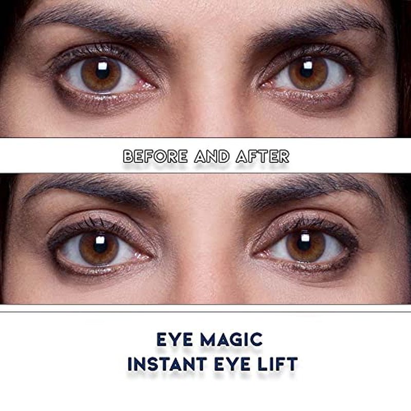 Premium Eye Lift Strips for Droopy, Sagging, or Hooded Eyelids, Instant Non-Surgical Eyelid Tape, Hypoallergenic, Transparent, Strong Hold, 80 Count, S/M Size, Made in USA