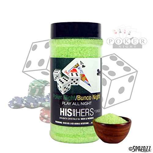 Spazazz SPZ-901 Poker/Bunco Night Play All His and Hers Novelty Crystals Container, 17 oz.