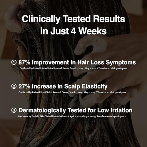 Korean Soybean Shampoo, Hair Loss Relief, Sulfate & Silicone-Free, Deep Scalp Cleanse, Hypoallergenic, 120-Hour Fermented Black Soybean Extract, pH-Balanced, Holiday Gift | 500ml