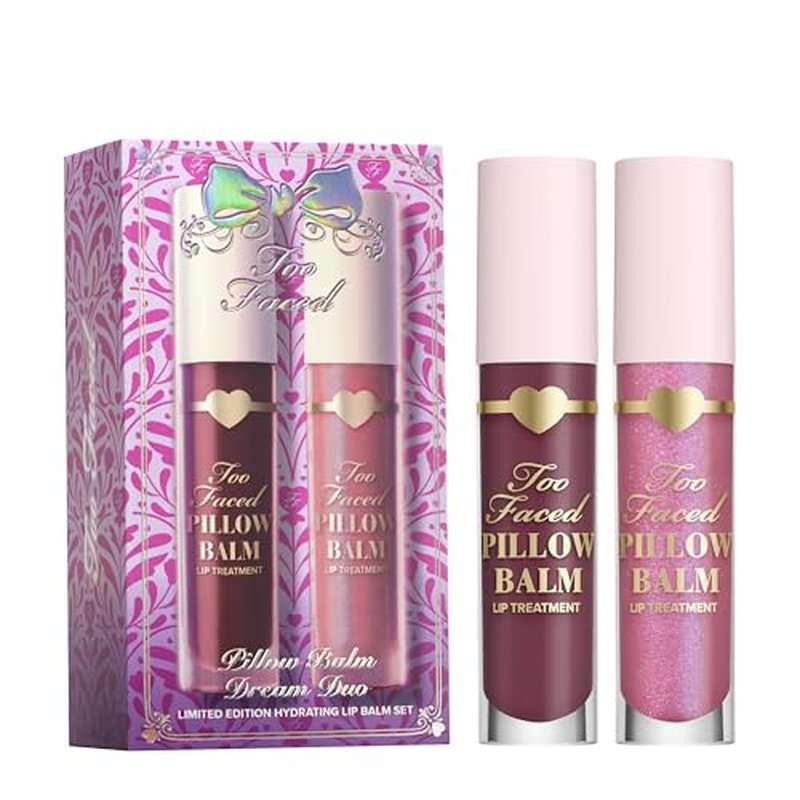 Too Faced Pillow Balm Ultra-Hydrating Lip Treatment | Liquid Lip Balm that Replenishes Lips with Hyaluronic Acid