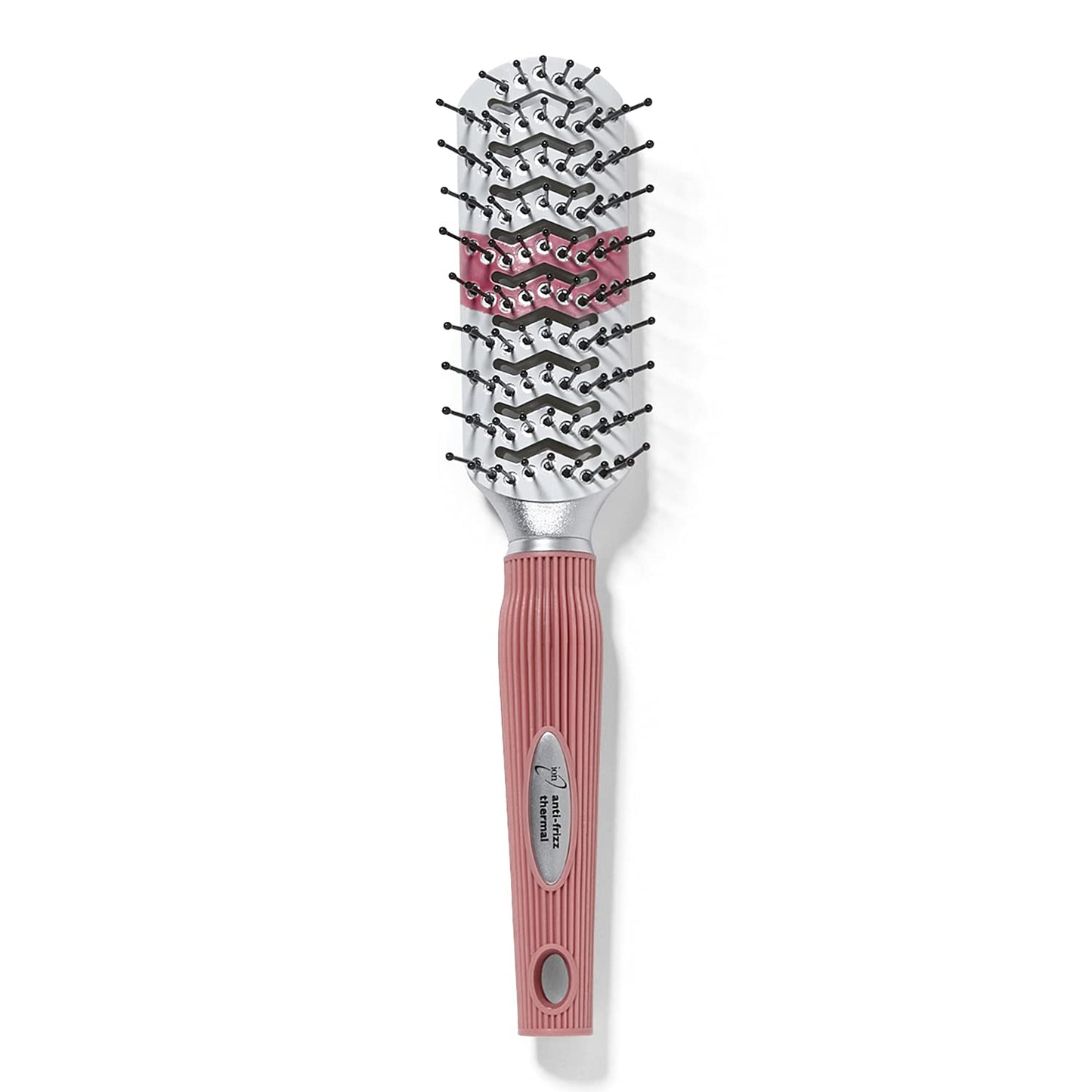 Ion Anti-Frizz Thermal Vent Brush - Professional Styling Tool for Smooth, Frizz-Free Hair