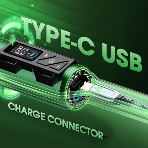 INKin Tattoo Machine Kit, CL4 Wireless Tattoo Pen 4.0mm Stroke Length with 2Pcs 1800mAh Battery Power Supply Brushless Motor Cordless Tattoo Gun for Artists and Beginners
