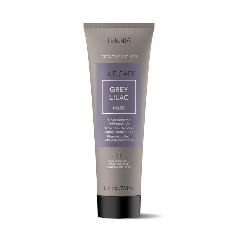 Lakmé Teknia Grey Lilac Creative Color Hair Mask, Color Depositing Conditioner for Lightened Hair, 8.5 Fl Oz