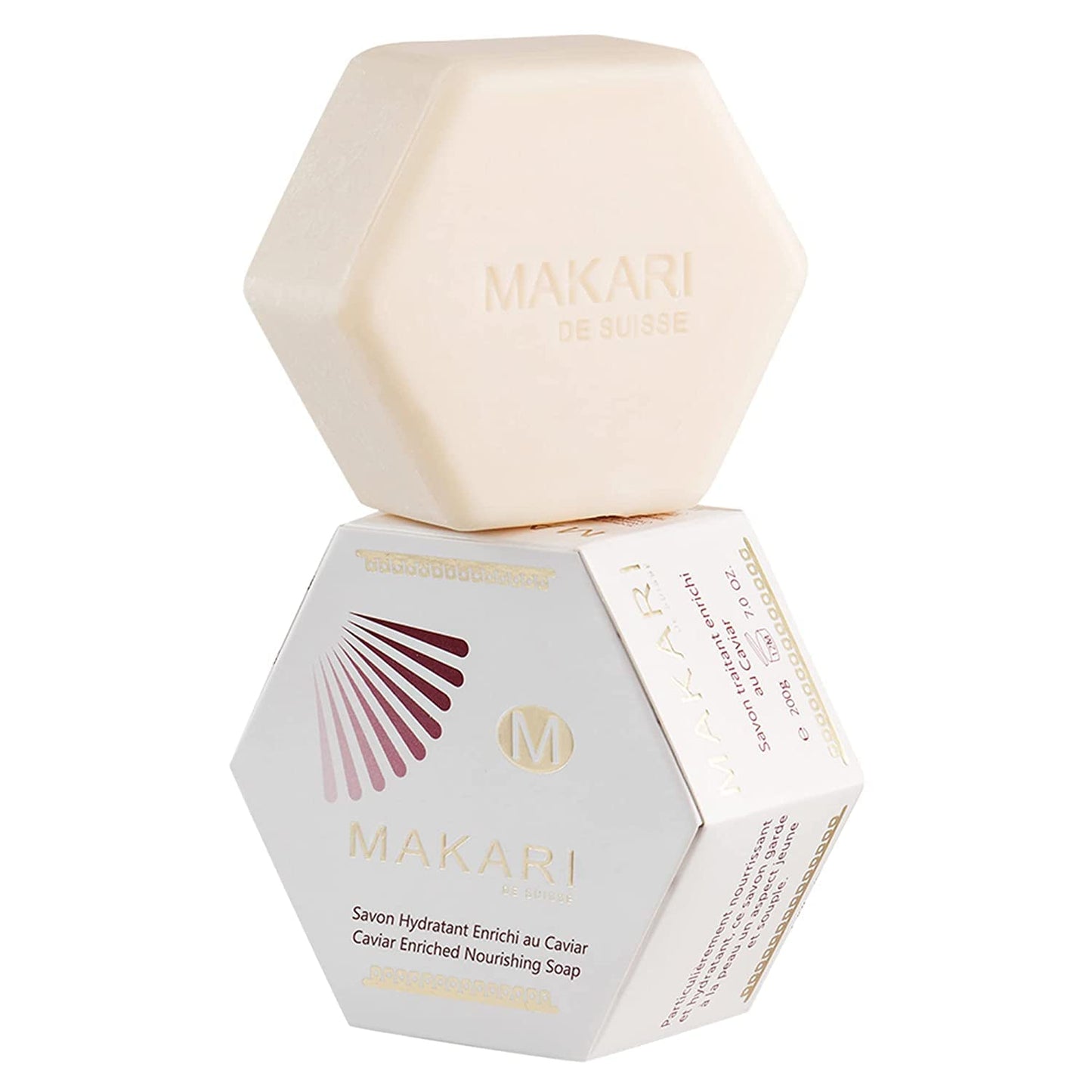 Makari Classic Caviar Enriched Treatment Soap 7.0 oz – Moisturizing & Brightening Bar Soap for Face & Body – Anti-Aging Cleanser Combats Dryness, Dullness, Wrinkles & Blemishes