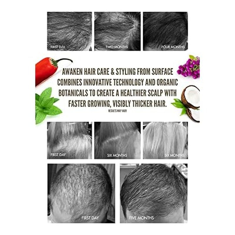 Surface Hair - Awaken Therapeutic Shampoo ? Natural Ingredients for Thinning Hair and a Healthy Scalp