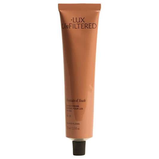 + Lux Unfiltered N°24 Fountain of Youth Age Defying Hand Cream for Women & Men - Moisturizing Hand Cream for Dry Cracked Hands - Lightweight & Fast-Absorbing - Vegan & Cruelty Free - Ylang Ylang