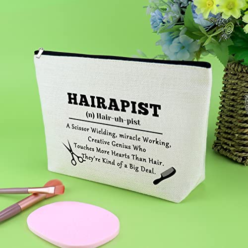 Hair Stylist Gift for Women Makeup Bag Hairdresser Gifts Cosmetology Graduation Presents for Hair Dresser Cosmetic Bags Appreciation Presents for Stylists Barber Hairstylist Retirement Birthday Pouch