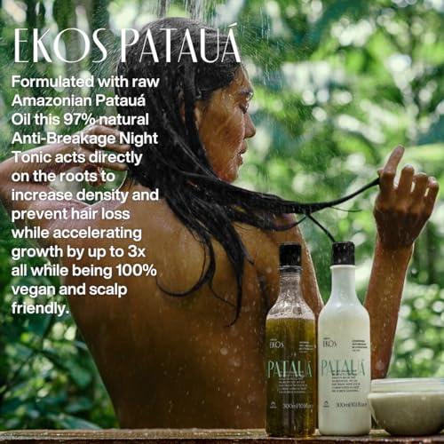 natura Ekos Patau? Anti-Breakage Night Tonic - Accelerate Growth & Strengthen Hair - Increase Density & Prevent Hair Loss - Vegan Hair Care - Brazilian Beauty Secrets - Hair Care 30ml
