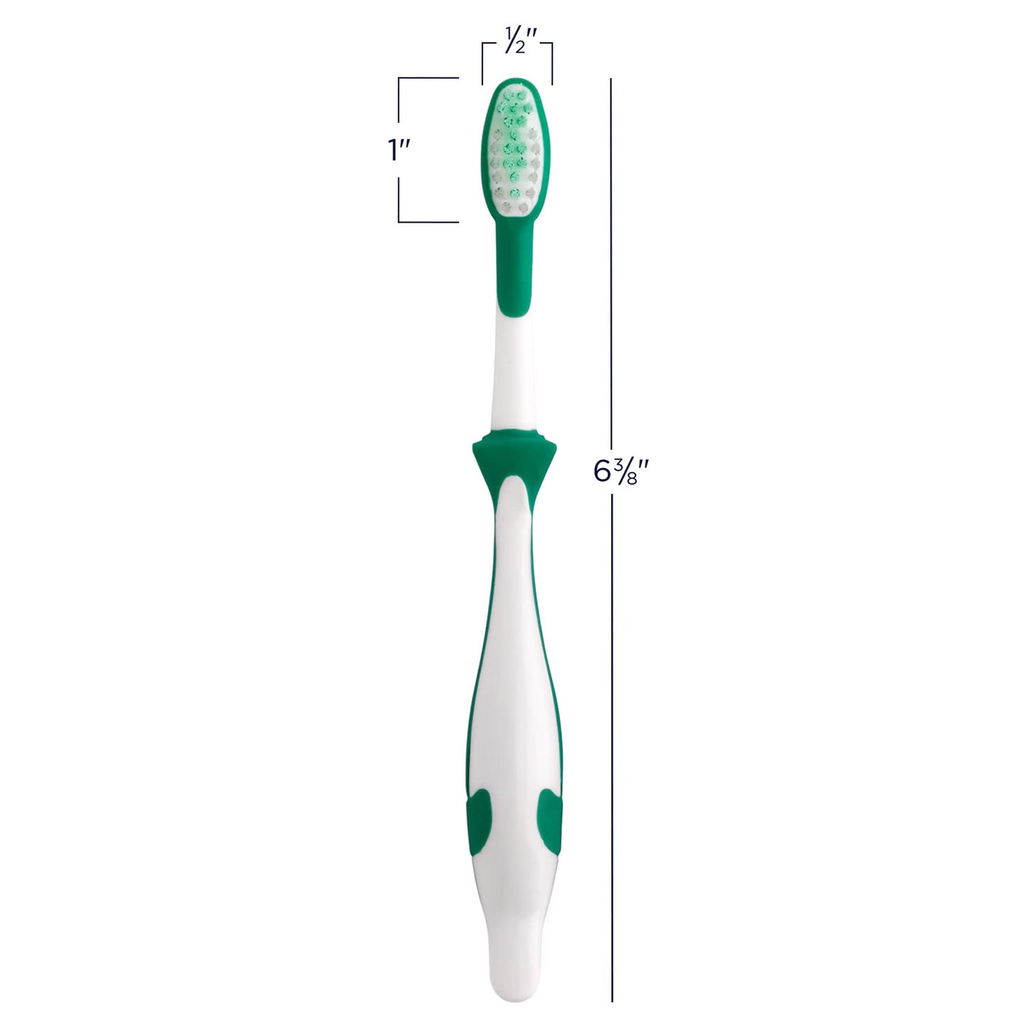 Practicon SmileGoods Y261 Child Toothbrush, Soft, w/ Dolphin Grip, Individually Packaged Toothbrushes, Assorted Colors, Bulk Pack of 72
