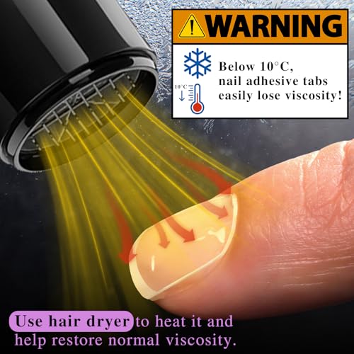 Teenitor 600pcs Press on Nail Adhesive Tabs, 15 Sizes of Nail Stickers for Press on, Press on Nails Stickers Press on Nail Sticky Tabs for Nails, Nail Glue Stickers Nail Glue Tabs, 40 Sheets