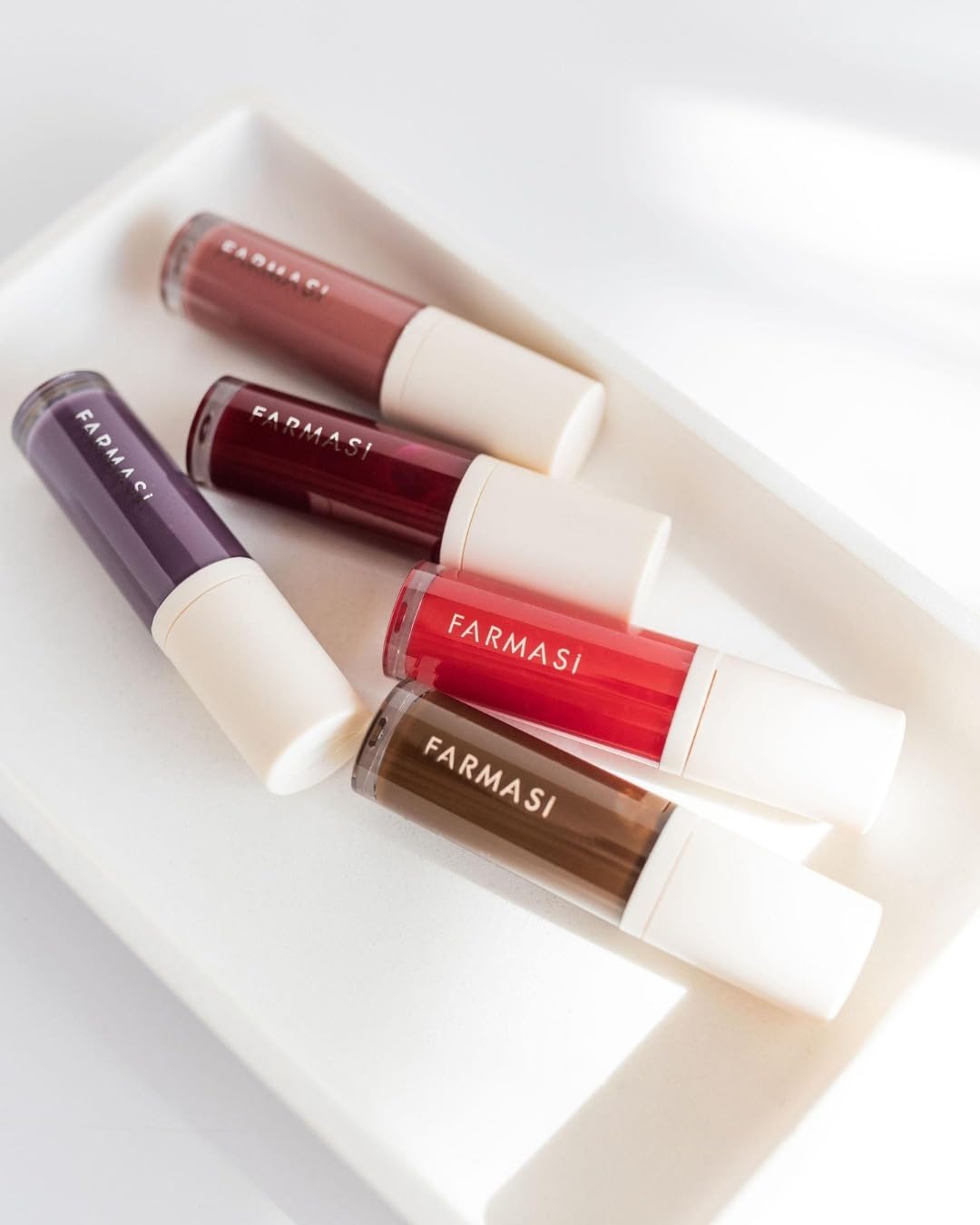 FARMASi Tinted Lip Plumper - Hydrating Plumping Lip Gloss for Fuller, Youthful Lips | Fiery Color