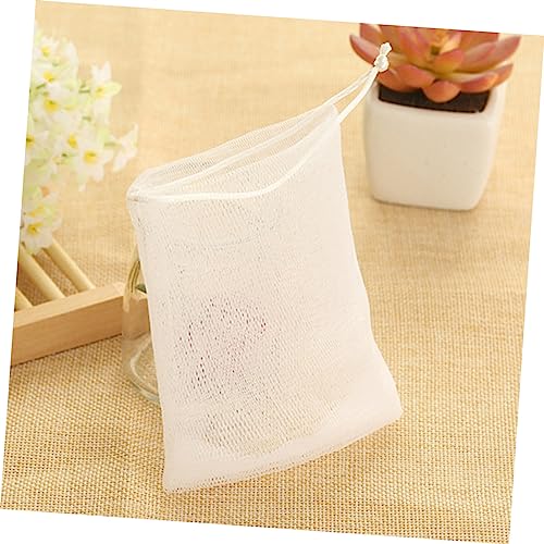 10pcs Foaming Mesh Soap Pouch Net Lathering Net Face Wash Safe and Comfortable Touch
