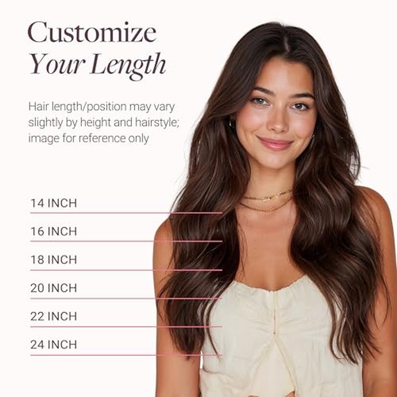 GOO GOO Wire Hair Extensions Human Hair, 3/8/613 Walnut Brown with Ash Brown and Bleach Blonde Balayage 16inch 95g, Invisible Wire Hair Extensions with Transparent, Seamless Fish Line Hairpiece