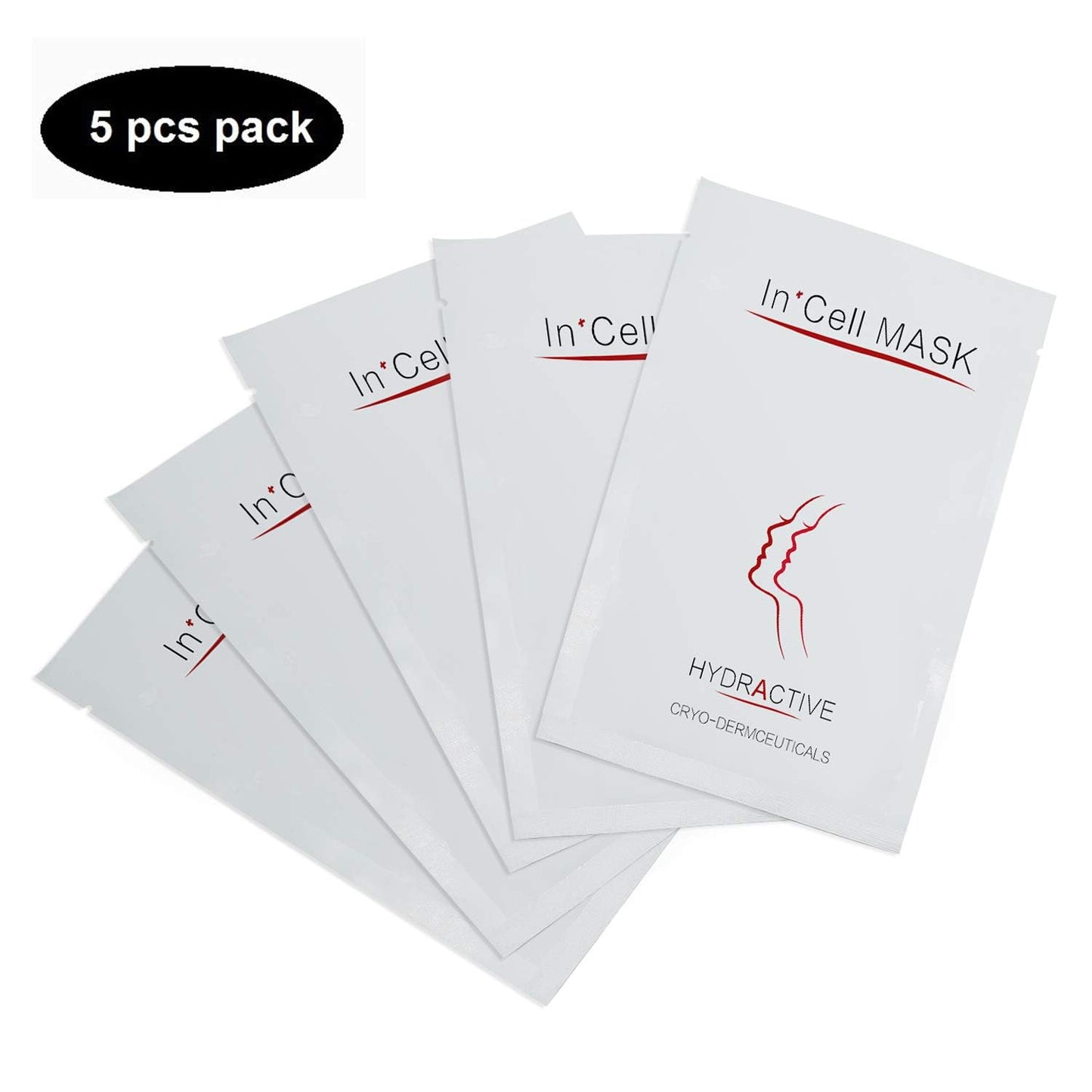 Koi Beauty Post Microneedling Soothing Mask - Cooling & Deep Hydration Sheet Mask for Face Redness Relief after Derma Roller Stamp or Microneedle Pen Treatment, Calming Skin Care - 5 Packs