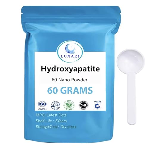 99.5% Pure Nano Hydroxyapatite Powder for DIY Toothpaste, Teeth Whitening & Soap Making 60 Grams