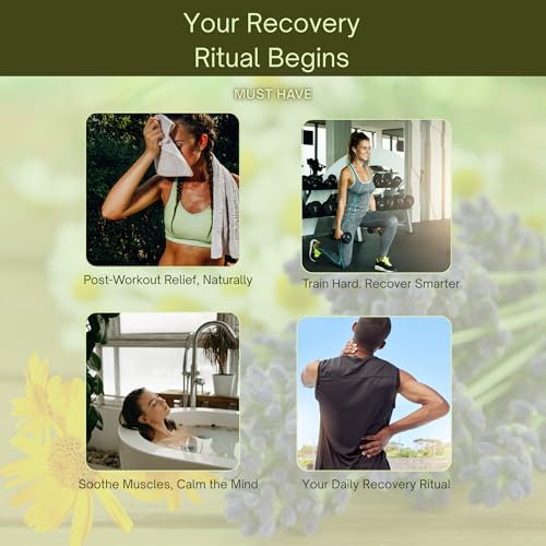 Magnesium Bath Bombs Gift Set with Essential Oils ? XL Aromatherapy Fizzies for Relaxation, Muscle Recovery & Stress Relief ? Epsom Salt, Lavender & Arnica ? Luxury Christmas Spa Gift for Women & Men