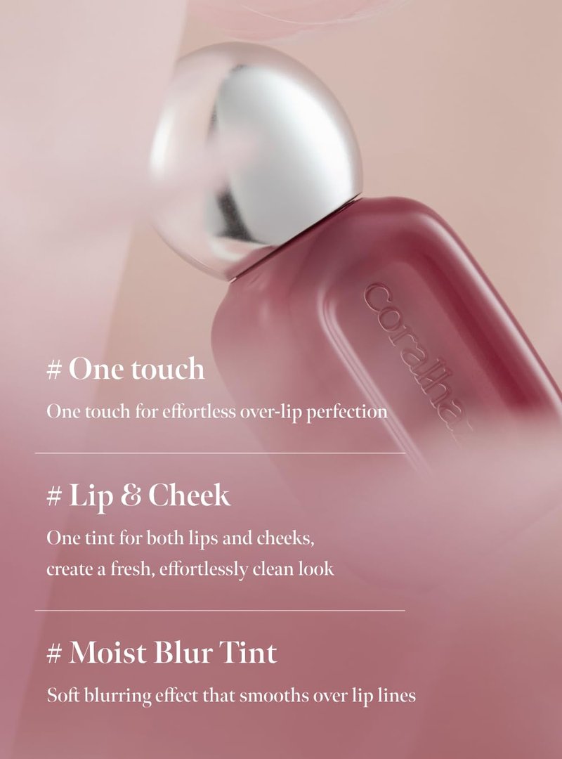 CORALHAZE Bare Velvet Tint #301 Misty Petal 3g, Soft Matte Lip Tint, Creamy Tinted Lip Stain, Velvet Burring Tint, Long Lasting High Pigment, Weightless, 24H Hydration, Lip Makeup, Korean Beauty