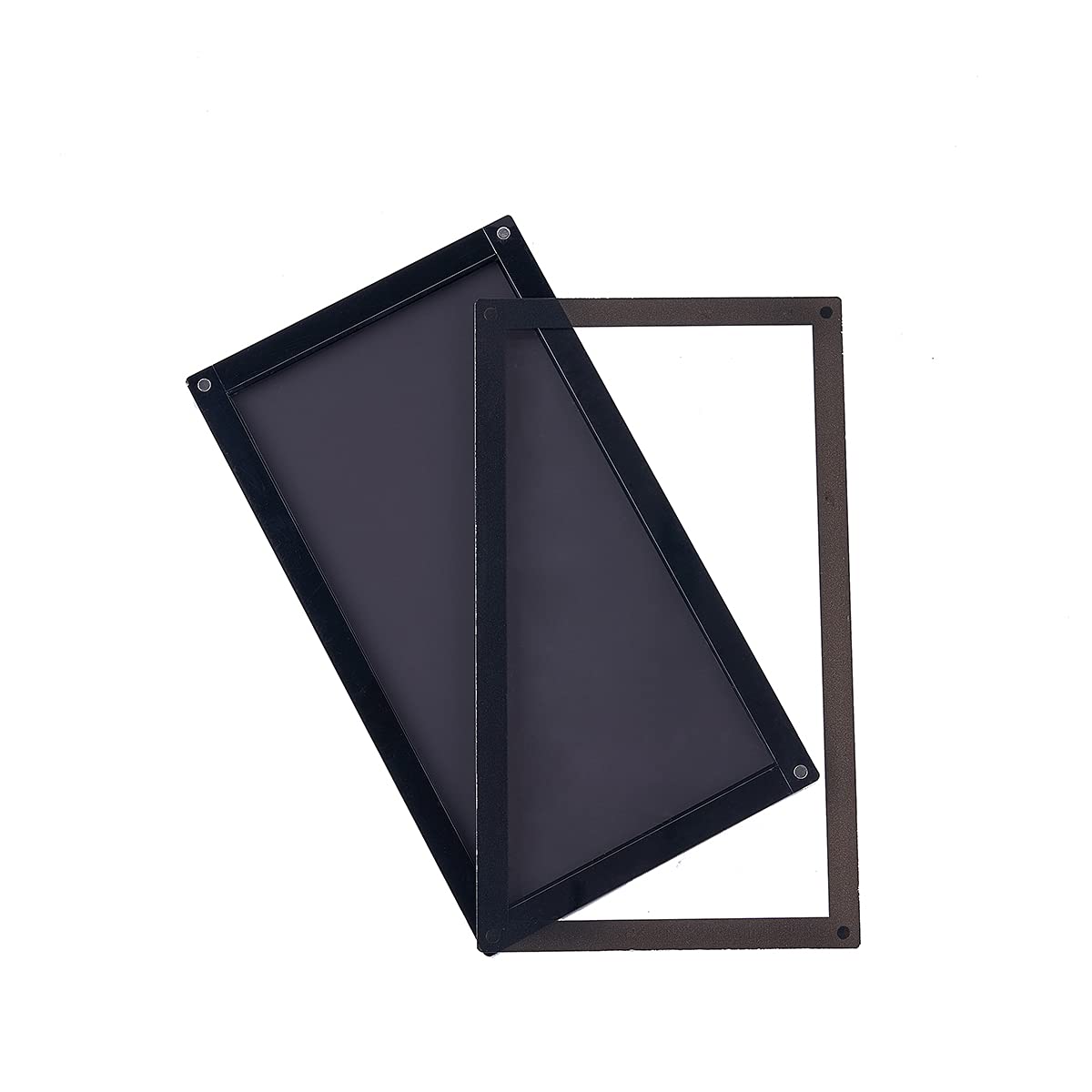 Acrylic Magnetic Eyeshadow Palette - Stackable Empty Makeup Organizer | 5.7'' x 10'' Large Space for Blush & Lipstick