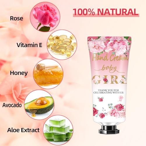 Multipurpose Baby Shower Party Favors - 40 Pack Hand Cream Sets, Wedding & Thank You Gifts for Guests