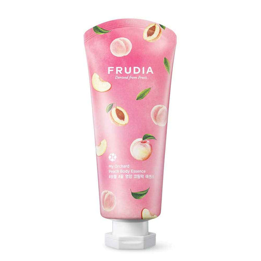 Frudia WELCOS My Orchard Peach Body Essence | Daily Moisturizing Lotion & Body Care Moisturizing Cream w/Fruit Extracts & Essential Oils | Body Moisturizer & Organic Body Lotion (6.76 Fl. Oz)
