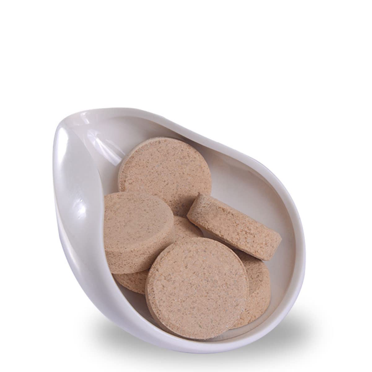 FOMIYES Ginger Foot Soak Effervescent Tablets 20Pcs Herbal Foot Bath Soak for Care Relieve Fatigue Improve Sleep Circulation