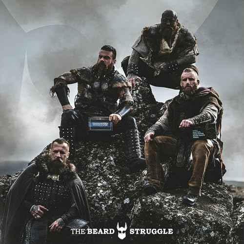 The Beard Struggle - Marksman's Beard Conditioner - Valhalla's Gates, Gold Collection - Nourish, Softens, & Strengthens Beard - Radiance Beard Conditioner for Men (8 Fl oz)