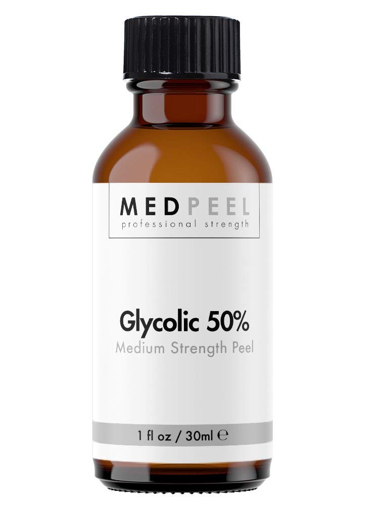 Alpha & Beta Hydroxy Acid Peel Kit - 20% Salicylic & 50% Glycolic | Medium Strength Chemical Peels, 1oz/30ml (Set of 4)