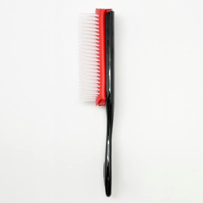 Medium Styling Brush for Textured & Natural Hair - Flexible Bristles for Easy Detangling & Curl Definition | Smooth Grip Handle