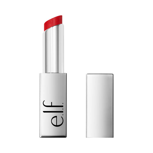 e.l.f. Glow Reviver Lip Oil Stick, Tinted, Non-Sticky & Hydrating For A Soft-Shine Finish, Vegan & Cruelty-Free, Cherry on Top
