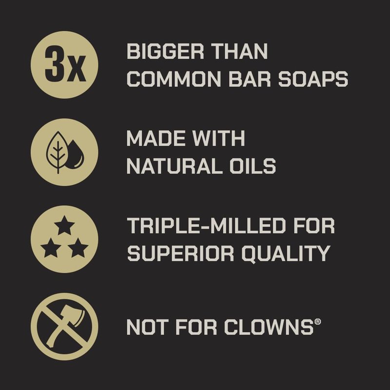 Duke Cannon Supply Co. Extra Large Bar Soap Bundle - Men's Bar Soap with Masculine Scents - American-made soap - All Skin Types - Big Brick of Soap - Midnight Swim, Sawtooth, Bourbon - 10 oz (3 Pack)