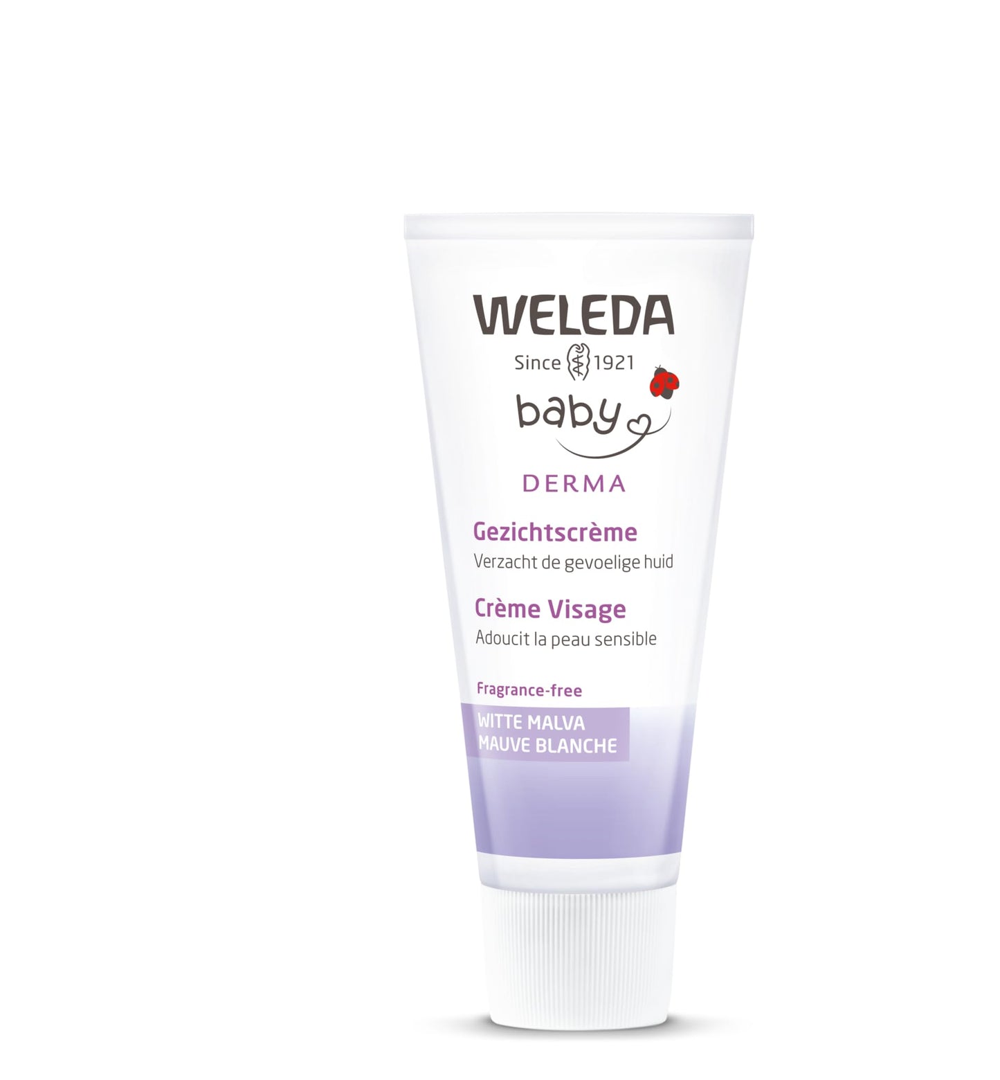 Weleda Baby Derma Face Cream, White Mallow, 1.7 Fl Oz