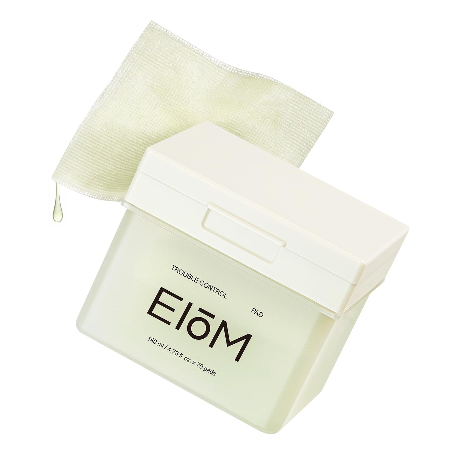 EIOM Salicylic Acid Pads – Korean BHA Toner for Acne & Oily Skin | Daily Acne Care Wipes for Face, Chest & Back, No-Rinse Exfoliating Facial Wipes, Sensitive Skin Safe (70 Count)