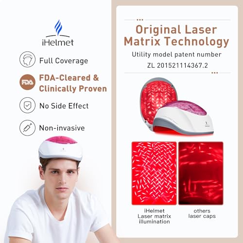 Laser Hair Growth System (FDA Cleared), Hair Regrowth Helmet & Laser Cap, Hair Loss Treatment for Men and Women, Low Level Laser Therapy for Hair Growth, Anti-Thining Treatment£¬36 Pink